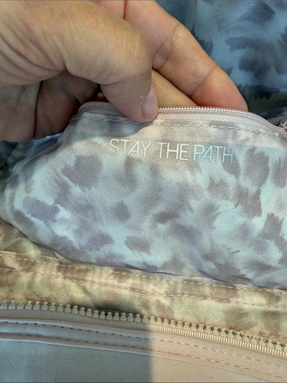 Calla Carrie Underwood Blush Pink Women’s Toiletry Pouch Stay the Path